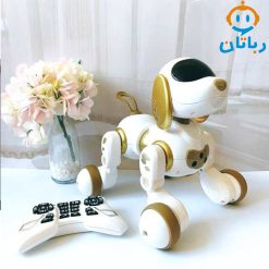 ربات سگ کنترلی شارژی قهوه ای