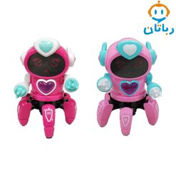 ربات خرچنگی کنترلی صورتی – کد 1514 صورتی