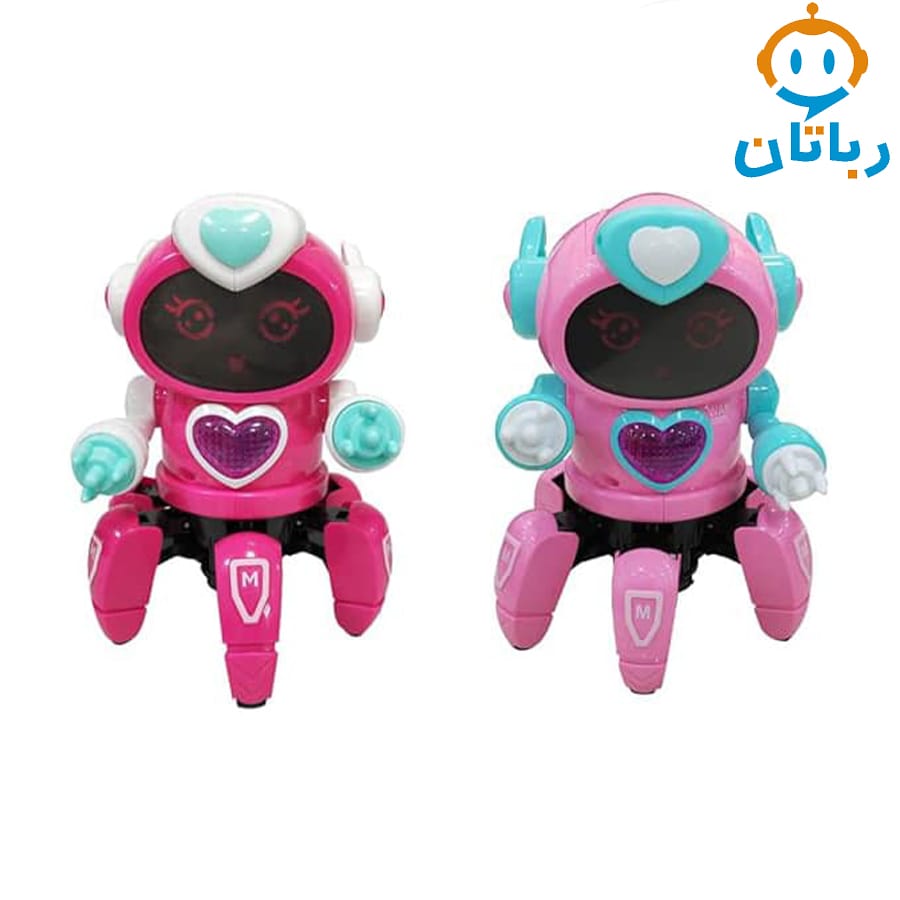 ربات خرچنگی کنترلی صورتی – کد 1514 صورتی