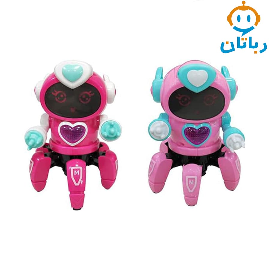 ربات خرچنگی کنترلی صورتی – کد 1514 صورتی پررنگ