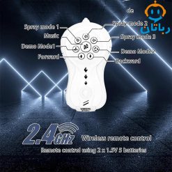 ربات هشت پا دودزا کنترلی – کد 34_134