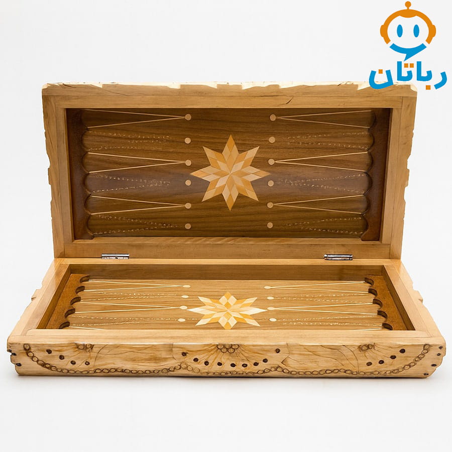 تخته نرد چوب ریشه گردو