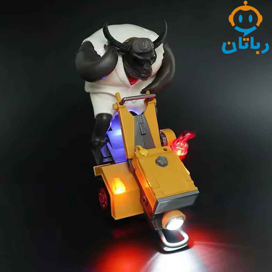 اسباب بازی ربات گاو تراکتور سوار 168