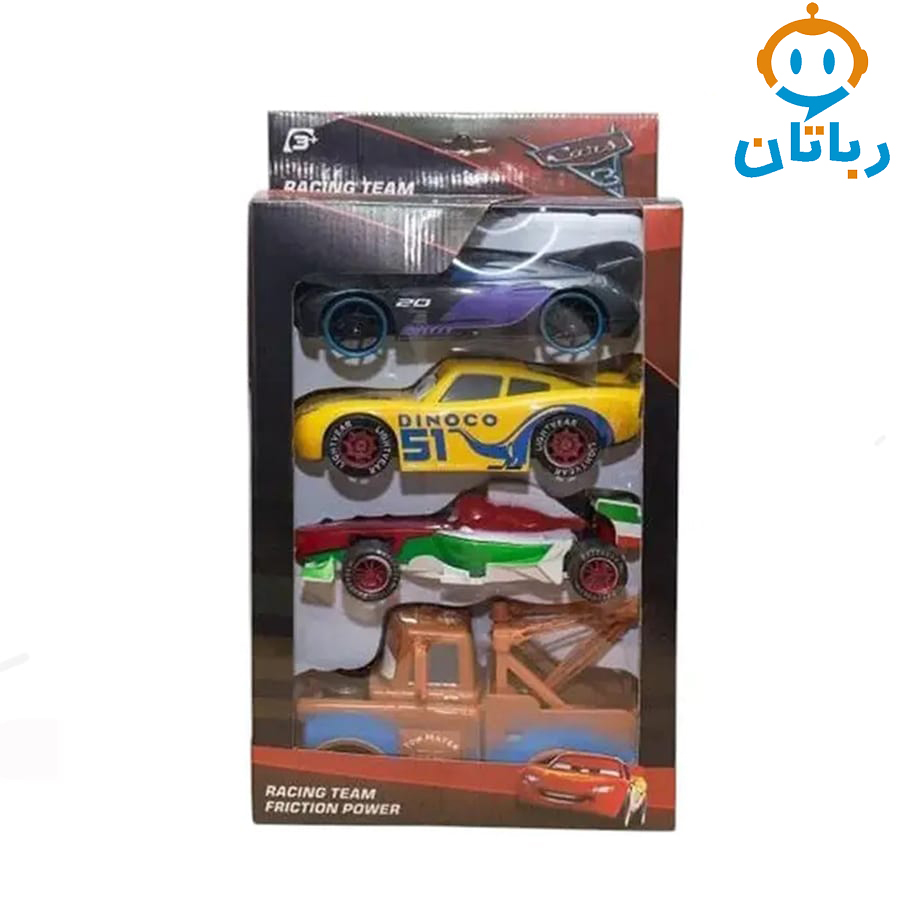 ماکت ماشین مکویین 4 عددی 080