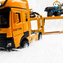 ماکت ماشین کامیون فلزی حمل خودرو 8652