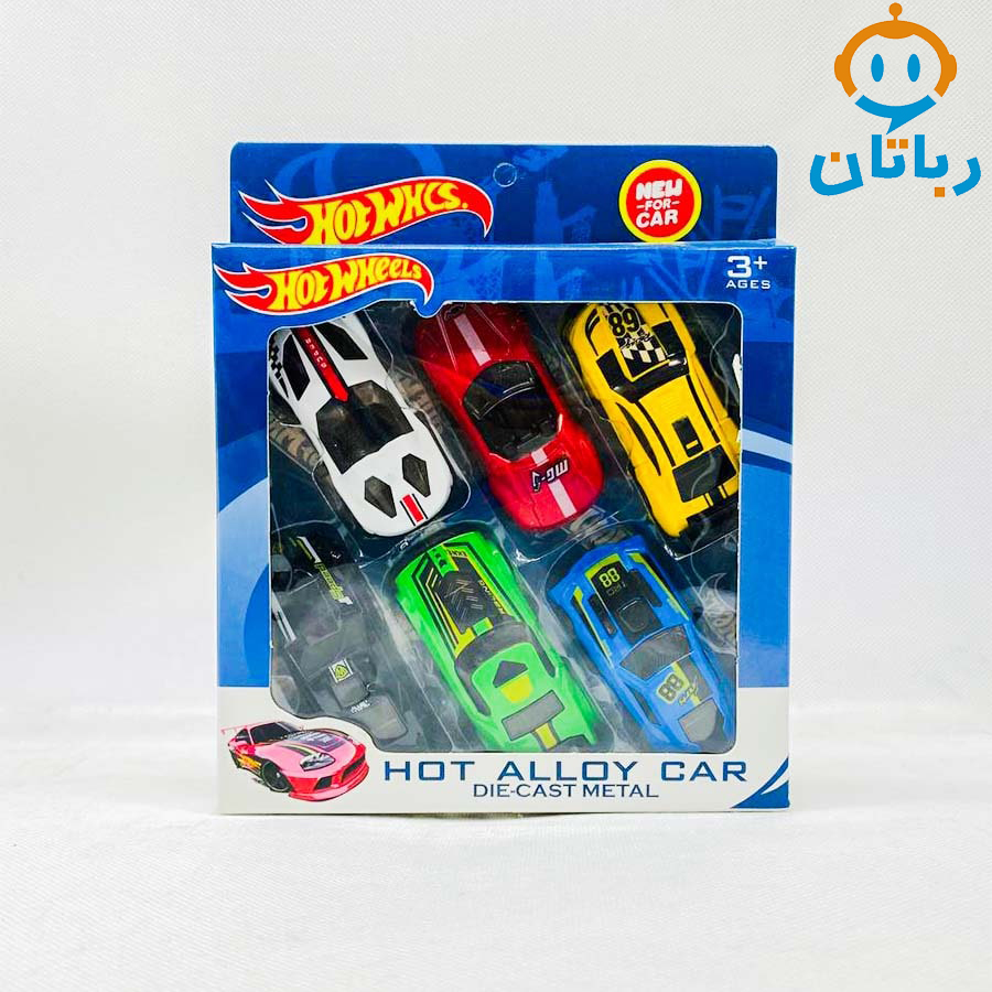 ماکت ماشین فلزی پک 5 عددی 9022