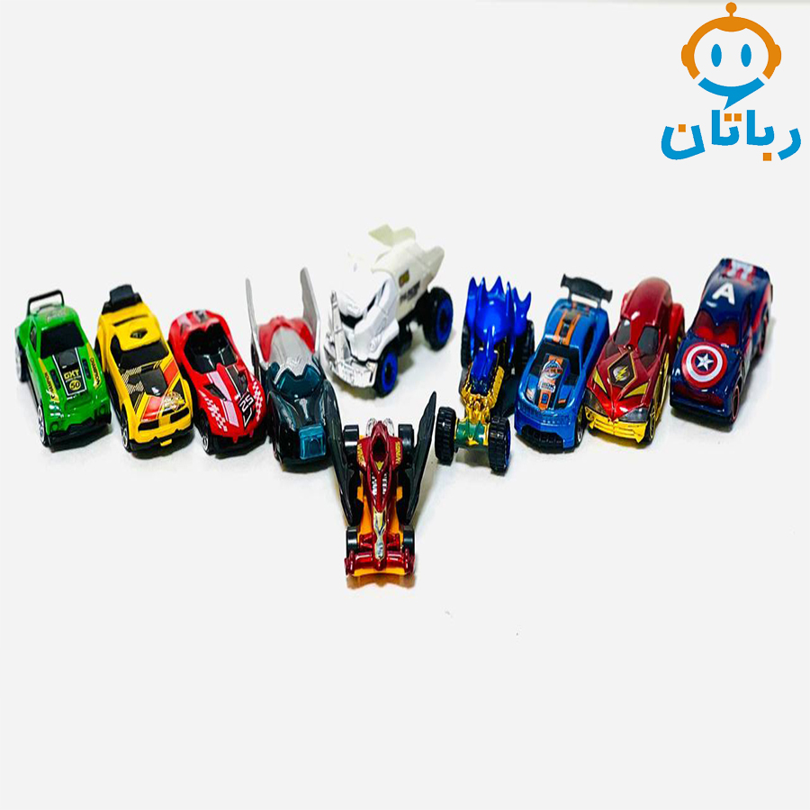 ماکت ماشین فلزی بسته 10عددی 1_70810