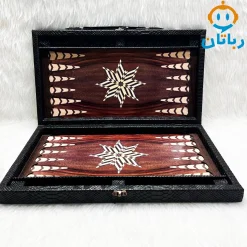تخته نرد چرمی بغل مهره کد 201