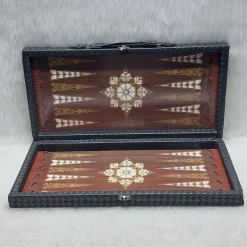 تخته نرد چوبی MDF چرمی ساده کد 265