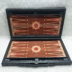 تخته نرد چوبی MDF چرمی کیفی کد 255